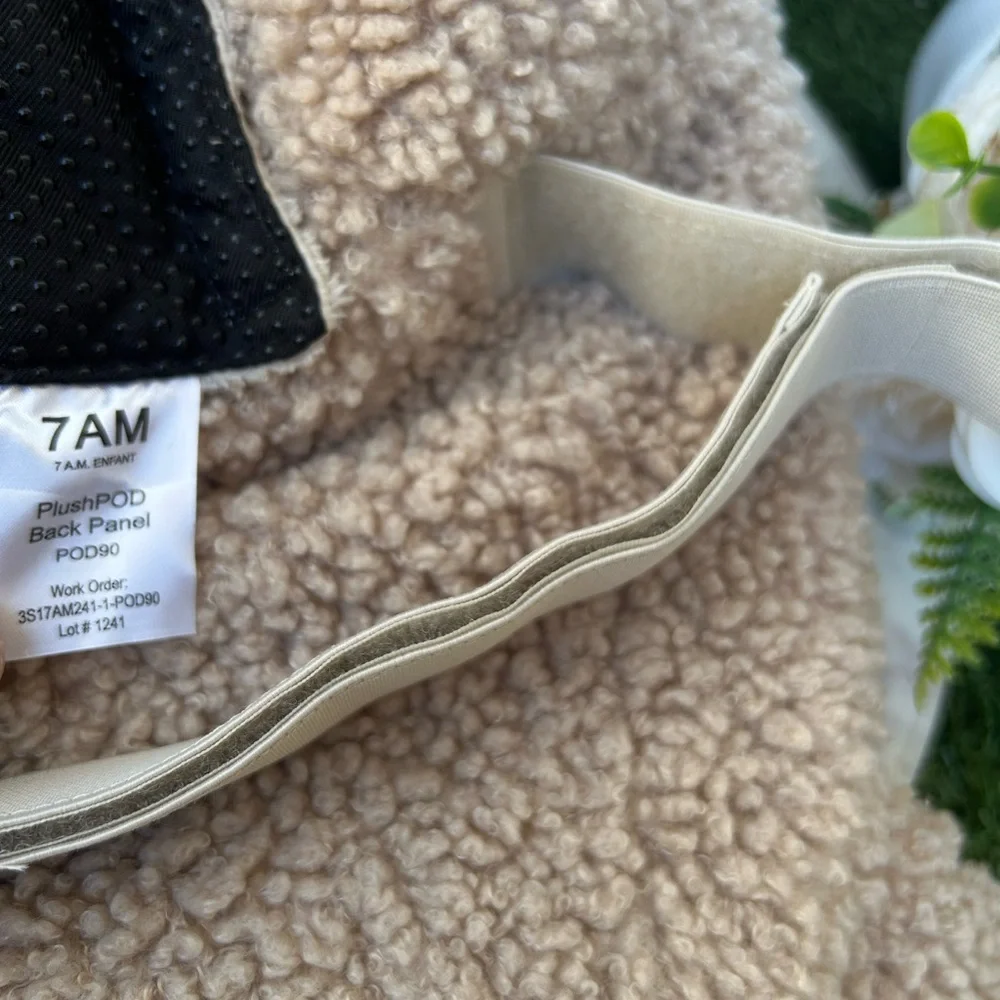 7AM Enfant BebePOD Teddy Infant Footmuff Color: Oatmeal Size: 0-9 months